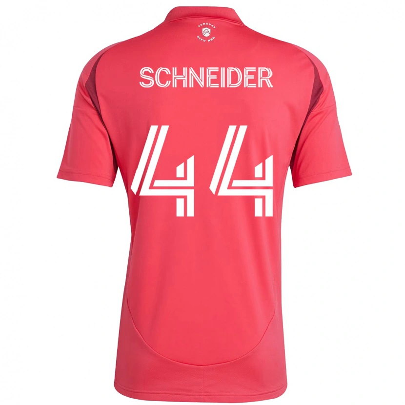 Danxen Niño Camiseta Max Schneider #44 Blanco Magenta 1ª Equipación 2025/26 La Camisa