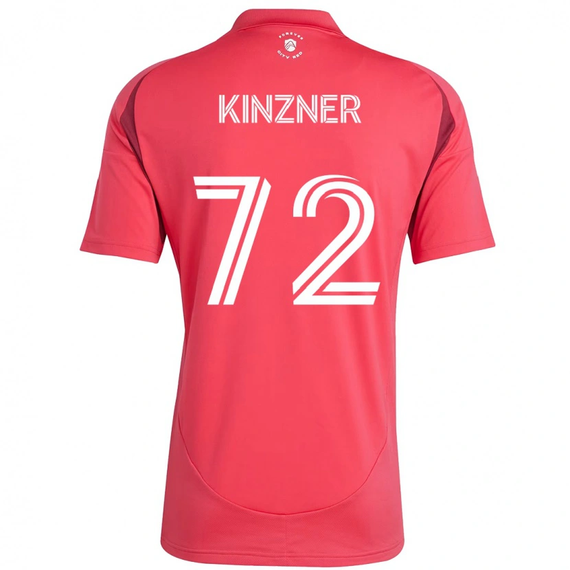 Danxen Niño Camiseta Eric Kinzner #72 Blanco Magenta 1ª Equipación 2025/26 La Camisa