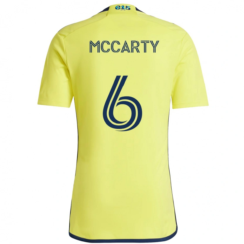 Danxen Niño Camiseta Dax Mccarty #6 Azul Marino Amarillo 1ª Equipación 2025/26 La Camisa