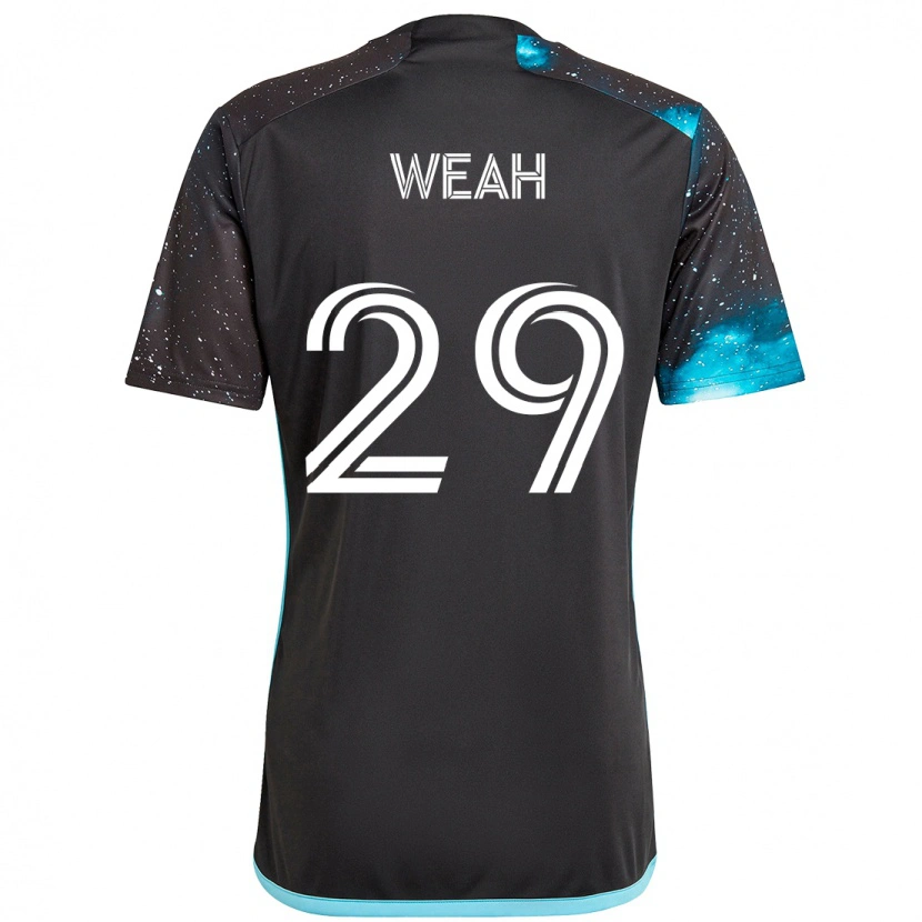 Danxen Niño Camiseta Patrick Weah #29 Azul Celeste 1ª Equipación 2025/26 La Camisa