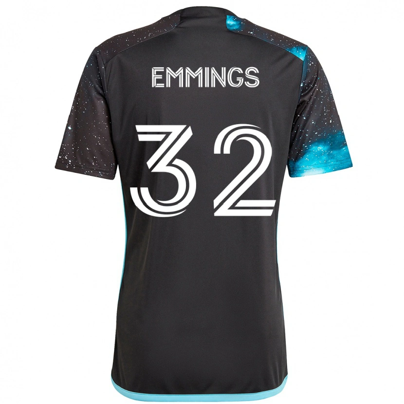Danxen Niño Camiseta Fred Emmings #32 Azul Celeste 1ª Equipación 2025/26 La Camisa