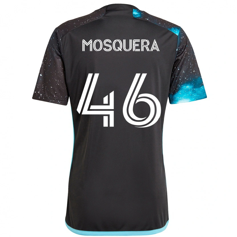 Danxen Niño Camiseta Juan Camilo Mosquera #46 Azul Celeste 1ª Equipación 2025/26 La Camisa