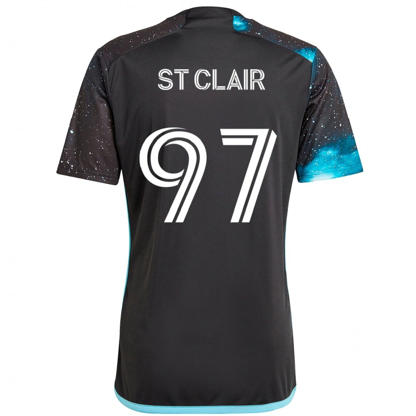 Danxen Niño Camiseta Dayne St. Clair #97 Azul Celeste 1ª Equipación 2025/26 La Camisa