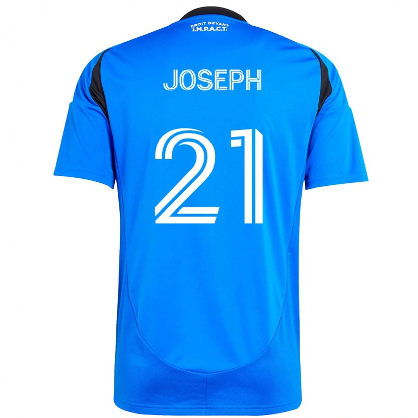 Danxen Niño Camiseta Sebastien Udell Joseph #21 Azul Oscuro Negro 1ª Equipación 2025/26 La Camisa