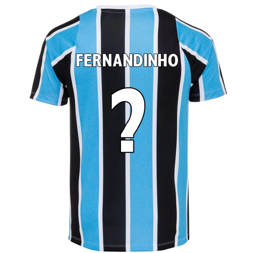 Danxen Niño Camiseta Fernandinho #0 Blanco Azul 1ª Equipación 2025/26 La Camisa