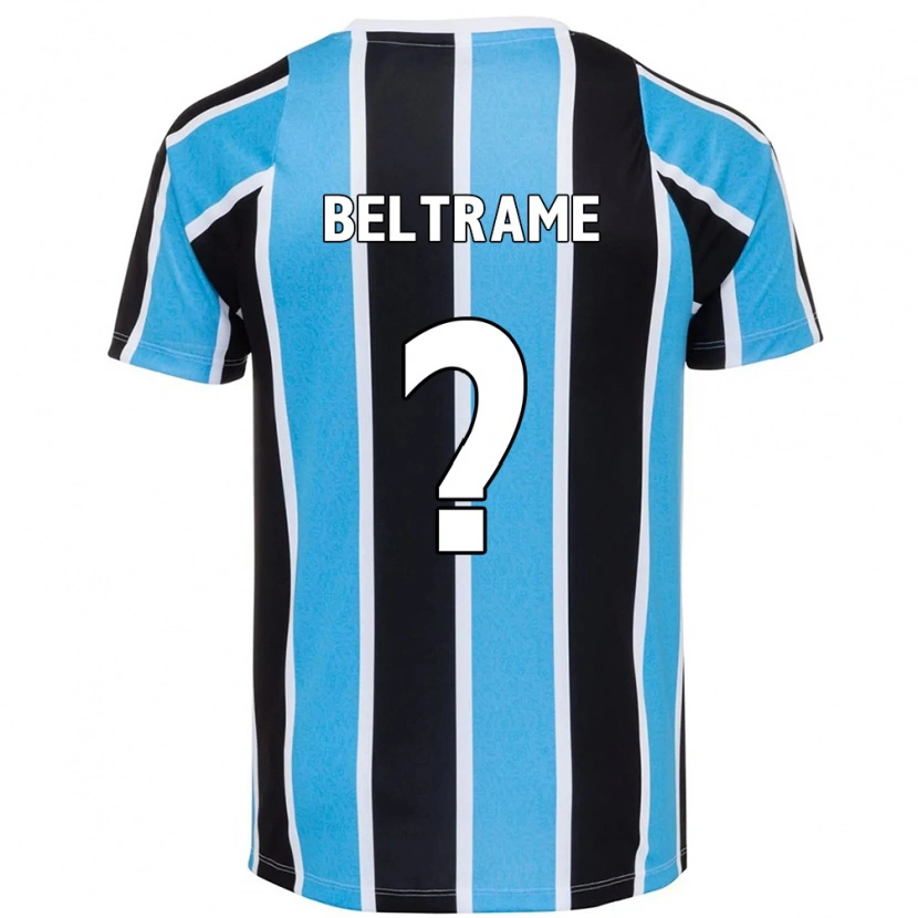 Danxen Niño Camiseta Thiago Beltrame #0 Azul Negro Blanco 1ª Equipación 2025/26 La Camisa