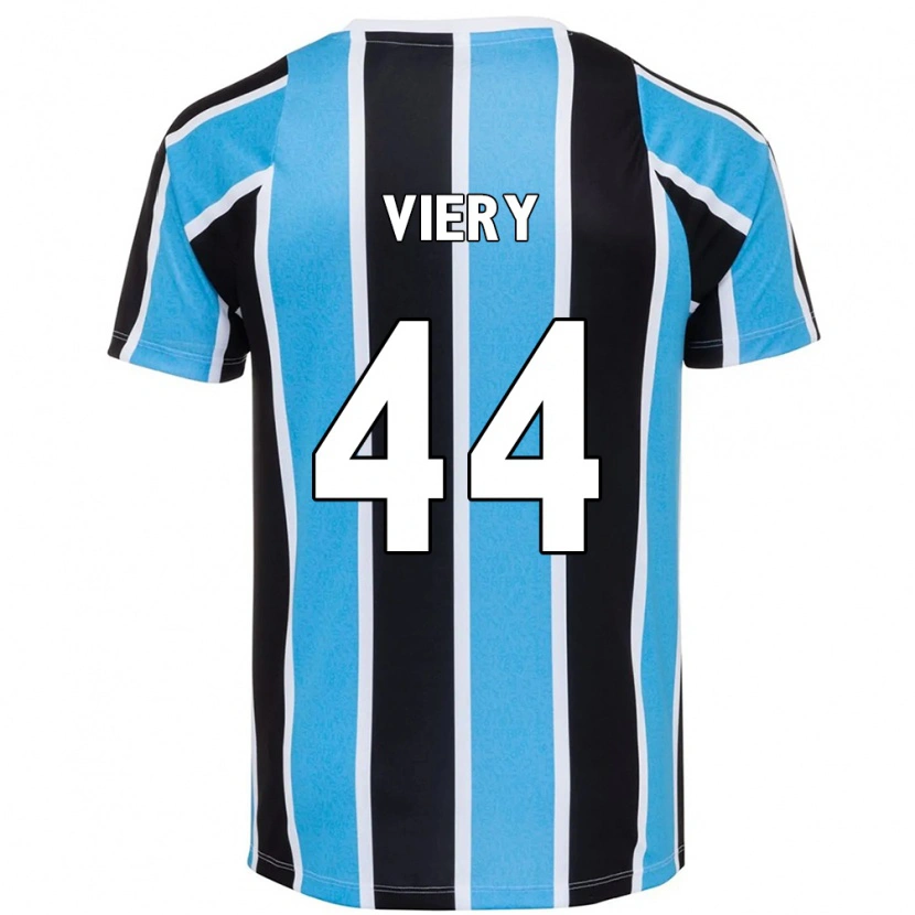 Danxen Niño Camiseta Viery #44 Azul Negro Blanco 1ª Equipación 2025/26 La Camisa
