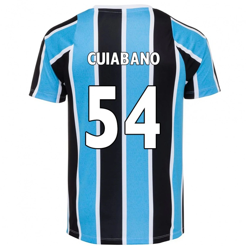 Danxen Niño Camiseta Cuiabano #54 Azul Negro Blanco 1ª Equipación 2025/26 La Camisa