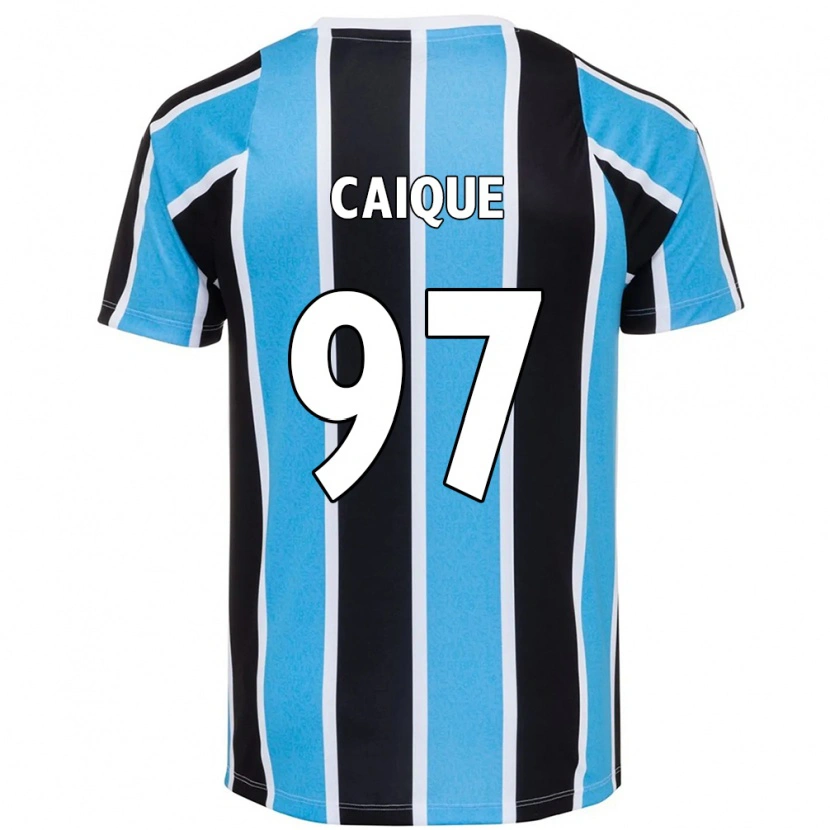 Danxen Niño Camiseta Caíque #97 Azul Negro Blanco 1ª Equipación 2025/26 La Camisa