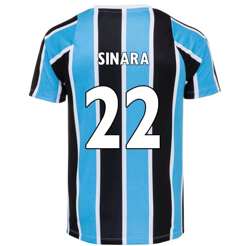 Danxen Niño Camiseta Sinara #22 Azul Negro Blanco 1ª Equipación 2025/26 La Camisa