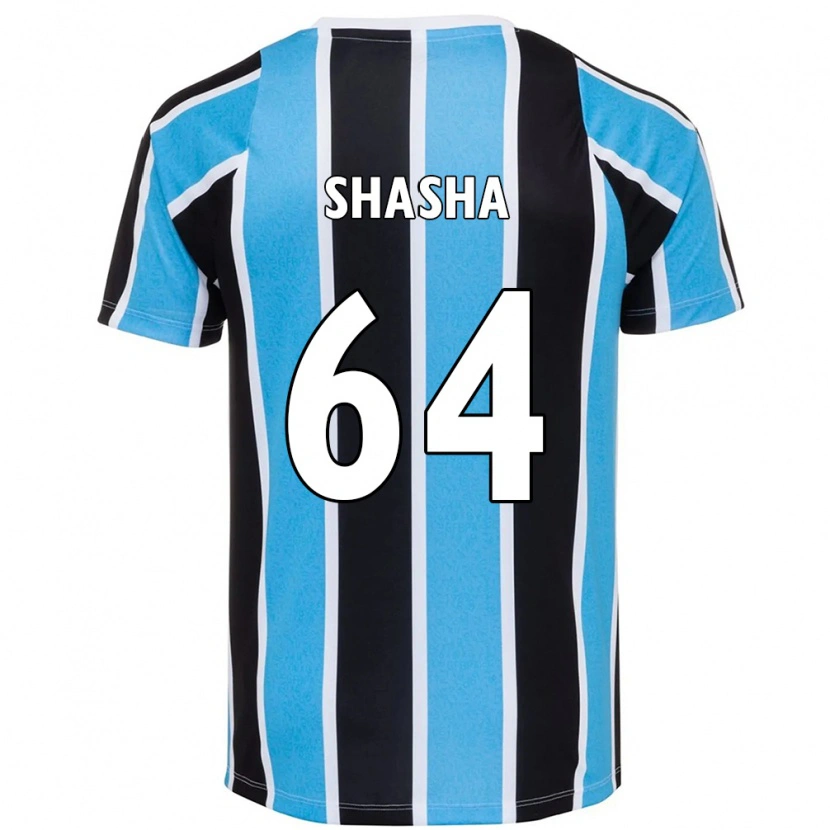 Danxen Niño Camiseta Shashá #64 Blanco Azul 1ª Equipación 2025/26 La Camisa
