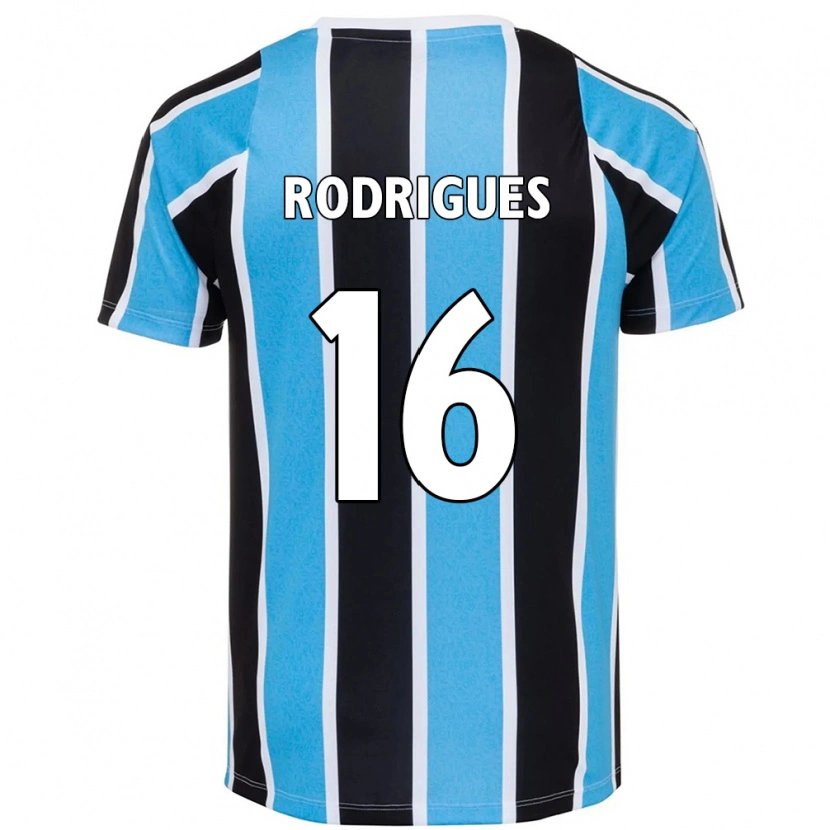 Danxen Niño Camiseta Fernanda Garay Rodrigues #16 Azul Negro Blanco 1ª Equipación 2025/26 La Camisa