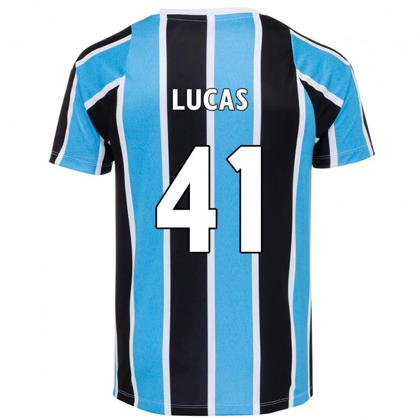 Danxen Niño Camiseta Pedro Lucas #41 Azul Negro Blanco 1ª Equipación 2025/26 La Camisa