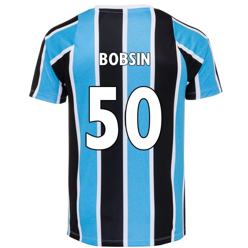 Danxen Niño Camiseta Victor Bobsin #50 Azul Negro Blanco 1ª Equipación 2025/26 La Camisa