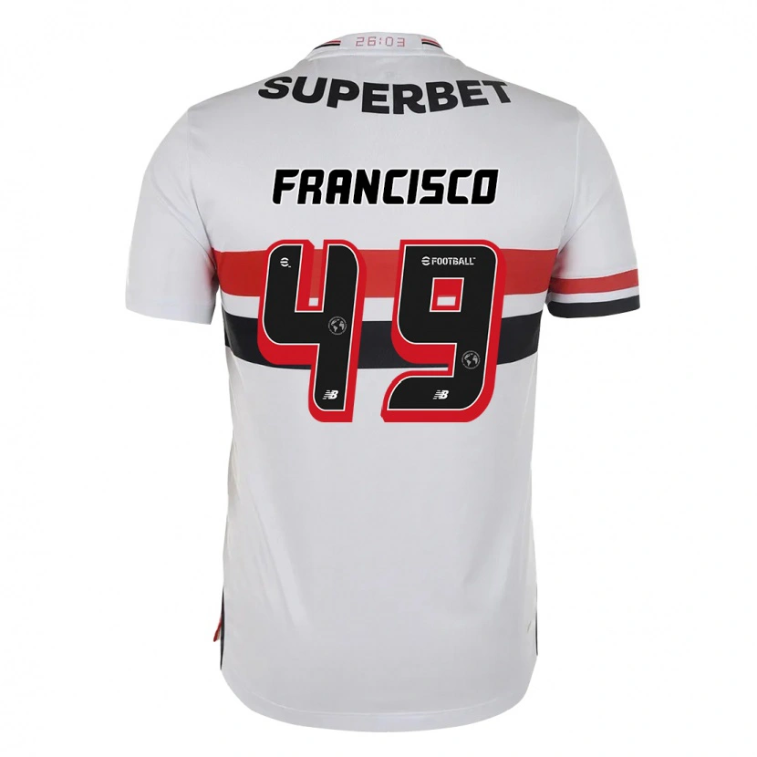 Danxen Niño Camiseta Ryan Francisco #49 Negro Rojo 1ª Equipación 2025/26 La Camisa
