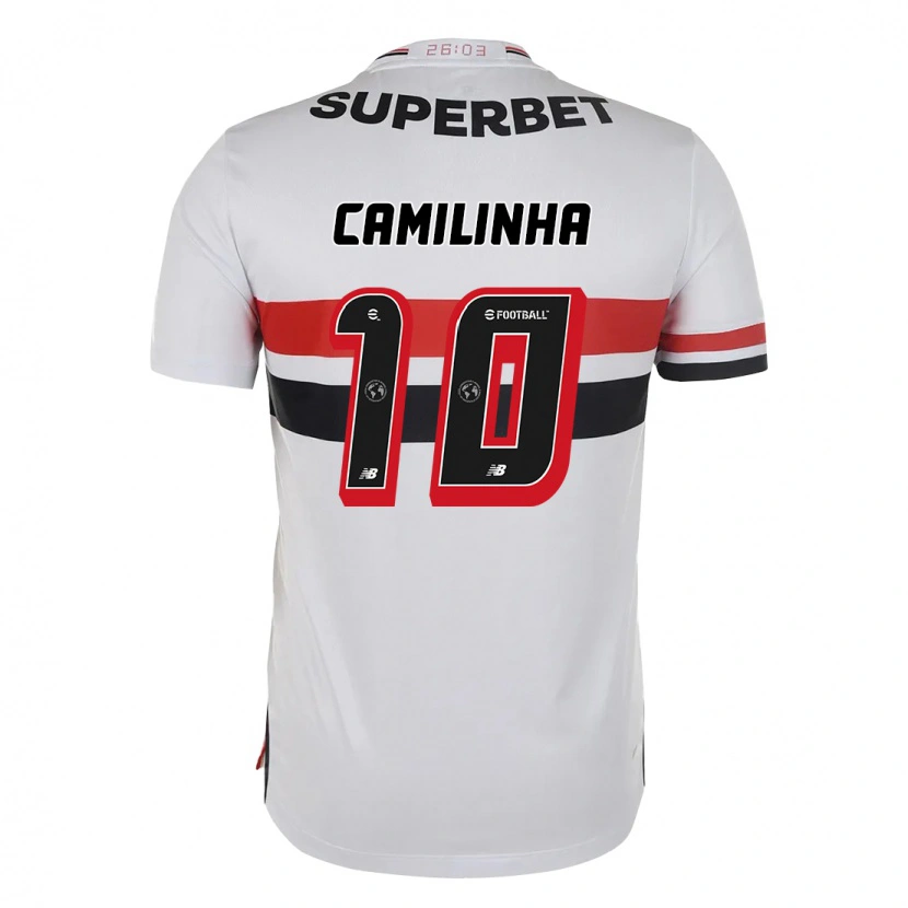 Danxen Niño Camiseta Camilinha #10 Negro Rojo 1ª Equipación 2025/26 La Camisa
