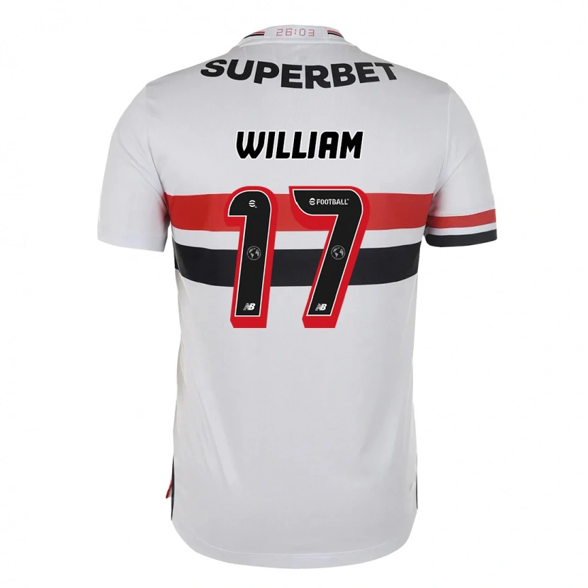 Danxen Niño Camiseta William #17 Negro Rojo 1ª Equipación 2025/26 La Camisa