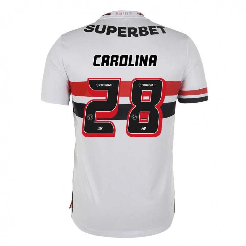 Danxen Niño Camiseta Ana Carolina #28 Negro Rojo 1ª Equipación 2025/26 La Camisa