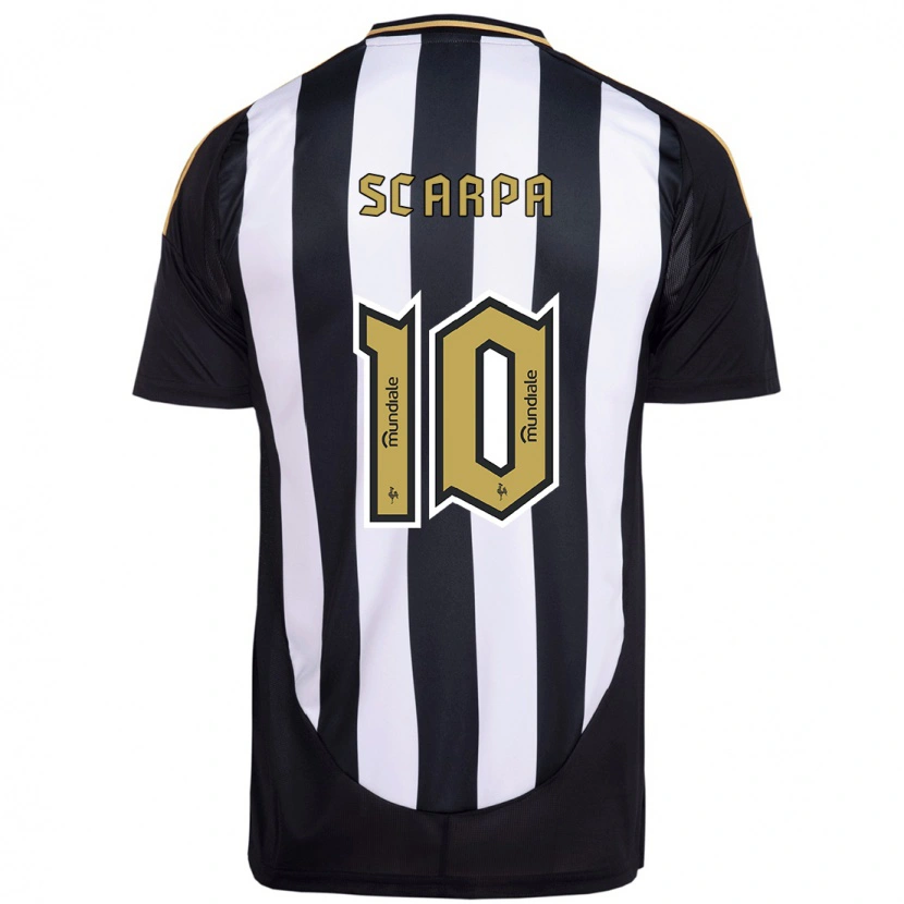 Danxen Niño Camiseta Gustavo Scarpa #10 Blanquecino 1ª Equipación 2025/26 La Camisa