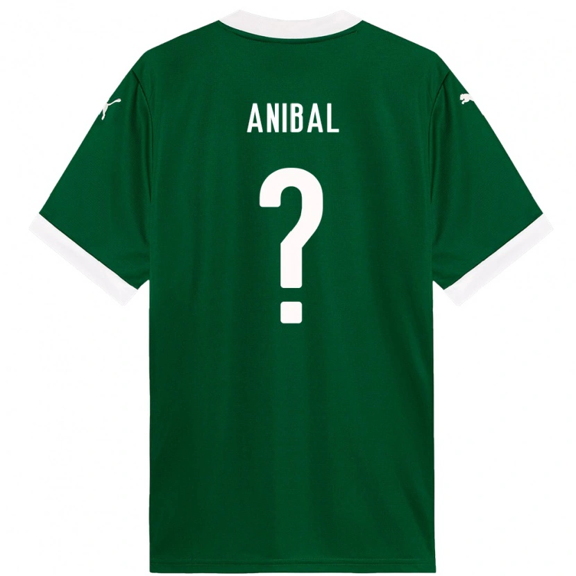 Danxen Niño Camiseta Anibal #0 Blanco Verde 1ª Equipación 2025/26 La Camisa