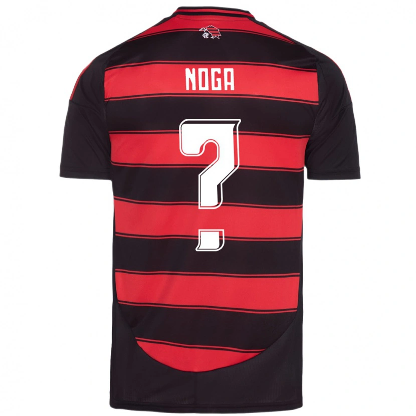 Danxen Niño Camiseta Gabriel Noga #0 Blanco Rojo 1ª Equipación 2025/26 La Camisa