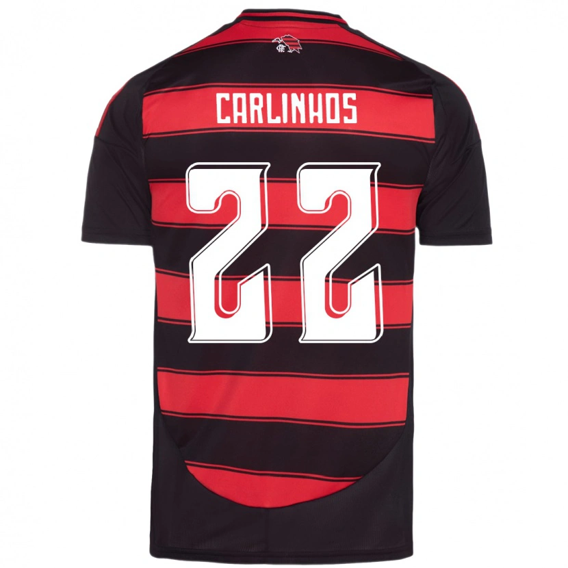 Danxen Niño Camiseta Carlinhos #22 Blanco Rojo 1ª Equipación 2025/26 La Camisa