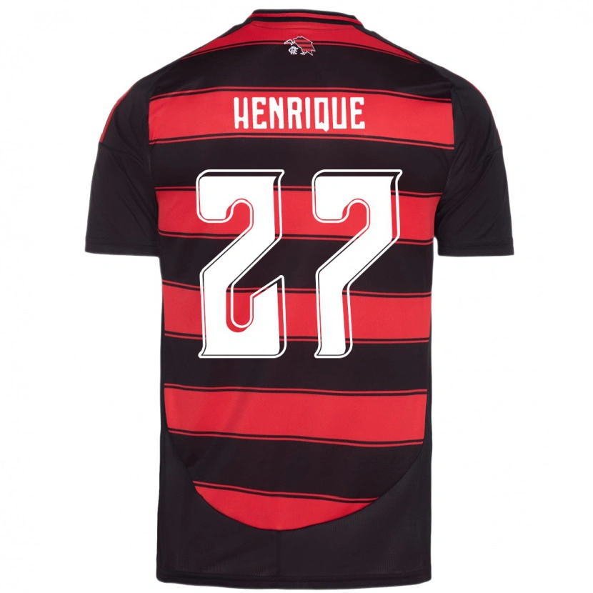 Danxen Niño Camiseta Bruno Henrique #27 Blanco Rojo 1ª Equipación 2025/26 La Camisa