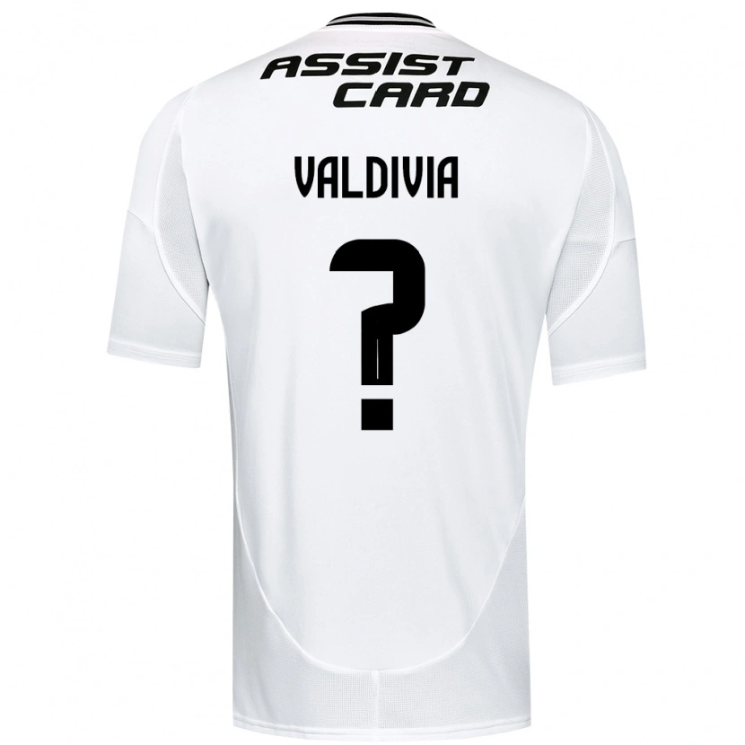 Danxen Niño Camiseta Felipe Valdivia #0 Negro Blanco 1ª Equipación 2025/26 La Camisa