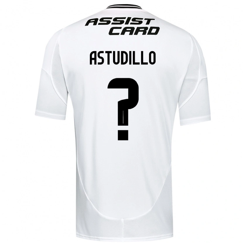 Danxen Niño Camiseta Jerall Astudillo #0 Negro Blanco Amarillo 1ª Equipación 2025/26 La Camisa
