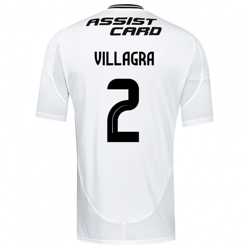 Danxen Niño Camiseta Jonathan Villagra #2 Negro Blanco 1ª Equipación 2025/26 La Camisa