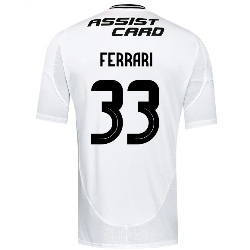 Danxen Niño Camiseta Matías Ferrari #33 Negro Blanco 1ª Equipación 2025/26 La Camisa