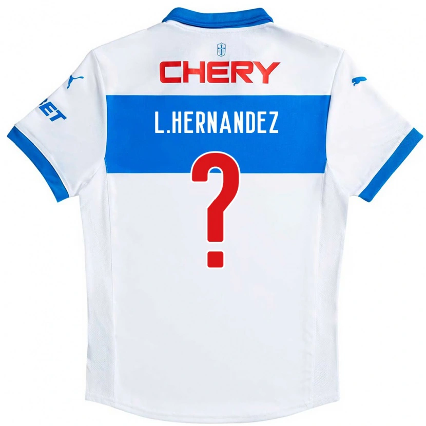 Danxen Niño Camiseta Luis Felipe Hernández #0 Azul Real Blanco 1ª Equipación 2025/26 La Camisa