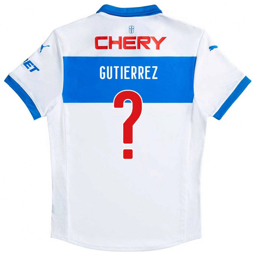 Danxen Niño Camiseta Felipe Gutierrez #0 Azul Real Blanco 1ª Equipación 2025/26 La Camisa
