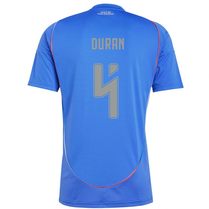 Danxen Niño Camiseta Ignacia Durán #4 Naranja Rojo 1ª Equipación 2025/26 La Camisa
