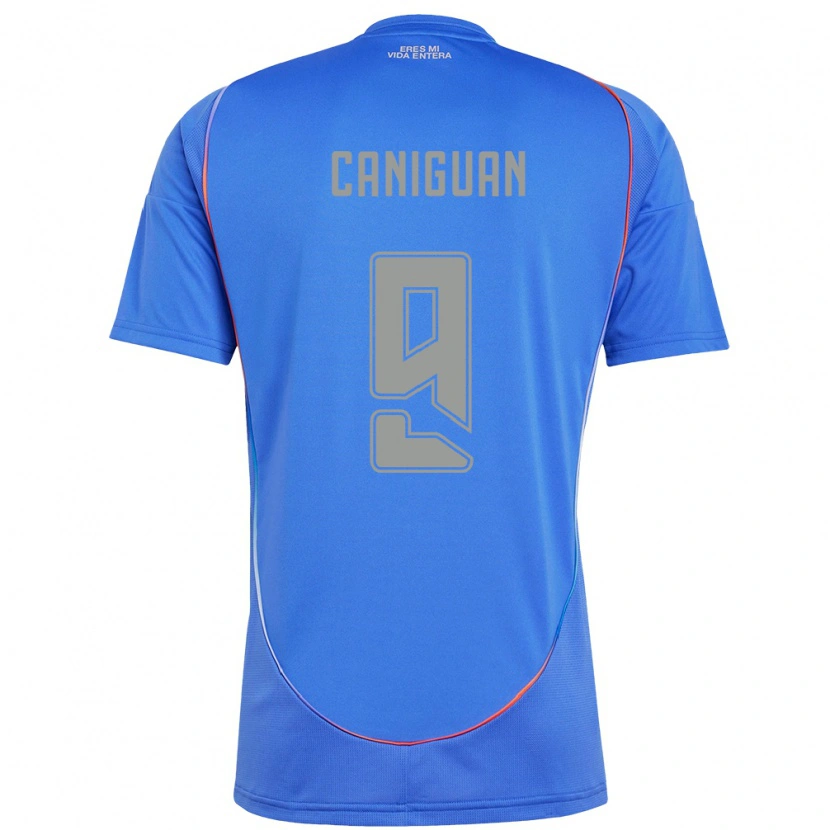 Danxen Niño Camiseta Franchesca Caniguán #9 Naranja Rojo 1ª Equipación 2025/26 La Camisa
