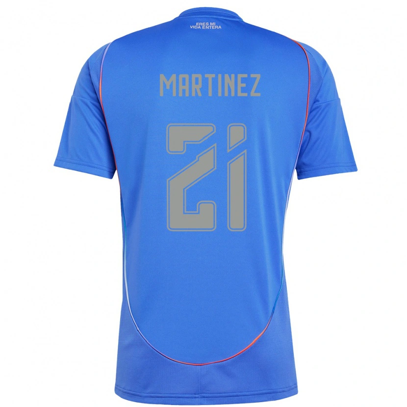 Danxen Niño Camiseta Maria Martínez #21 Naranja Rojo 1ª Equipación 2025/26 La Camisa