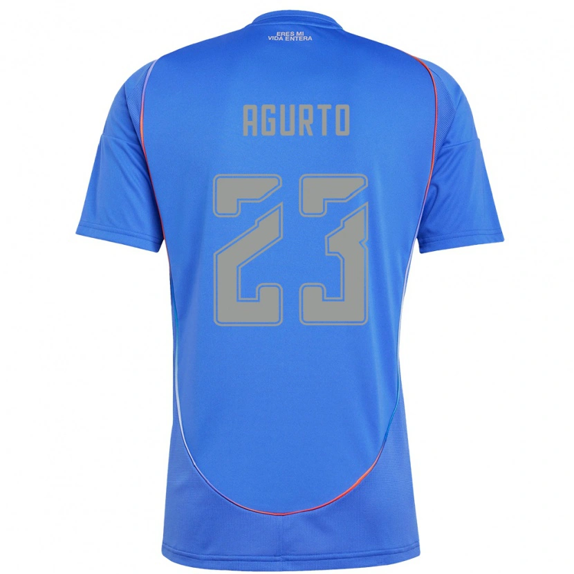 Danxen Niño Camiseta Isidora Agurto #23 Naranja Rojo 1ª Equipación 2025/26 La Camisa