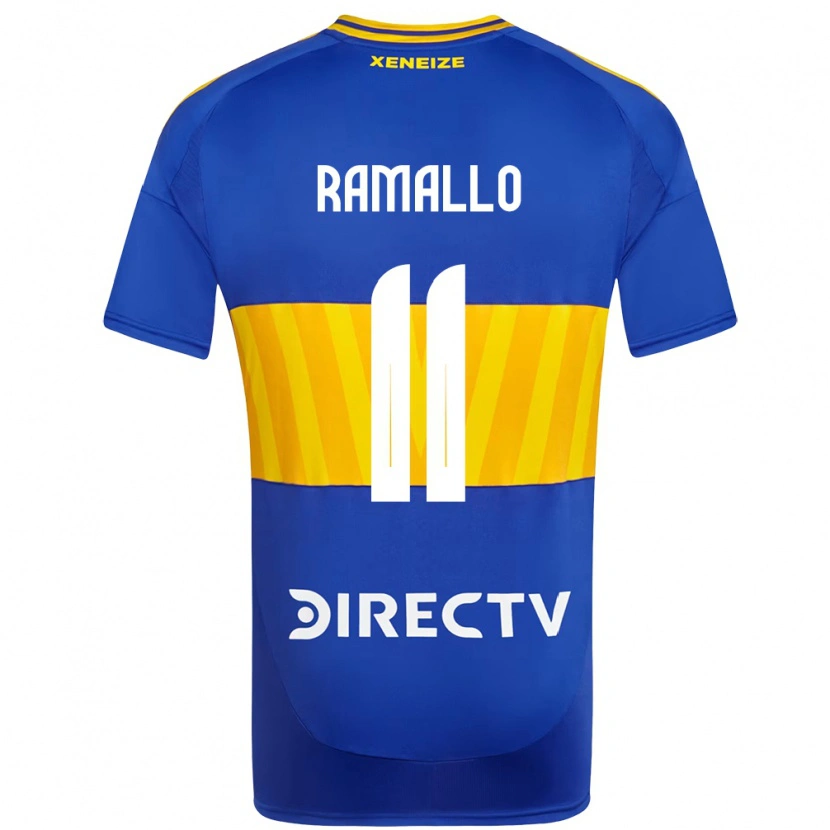 Danxen Niño Camiseta Yael Ramallo #11 Azul Real Amarillo 1ª Equipación 2025/26 La Camisa