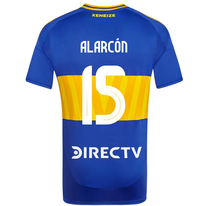 Danxen Niño Camiseta Williams Alarcón #15 Azul Real Amarillo 1ª Equipación 2025/26 La Camisa