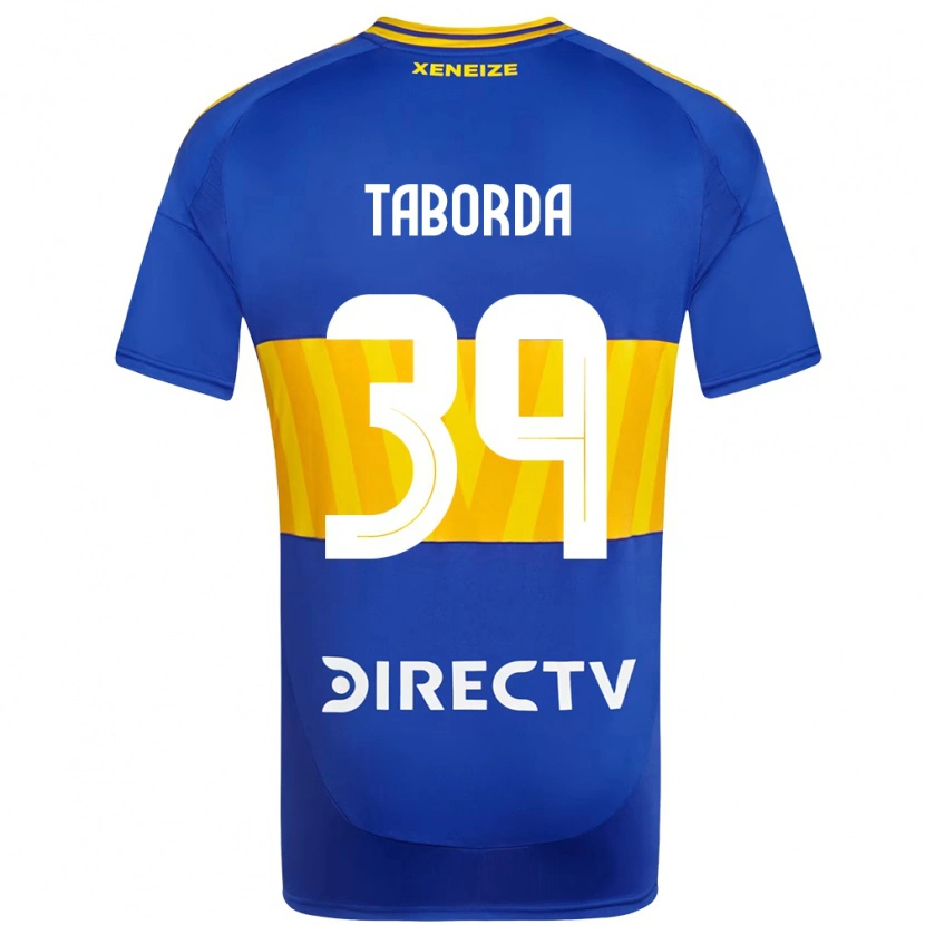 Danxen Niño Camiseta Vicente Taborda #39 Azul Real Amarillo 1ª Equipación 2025/26 La Camisa