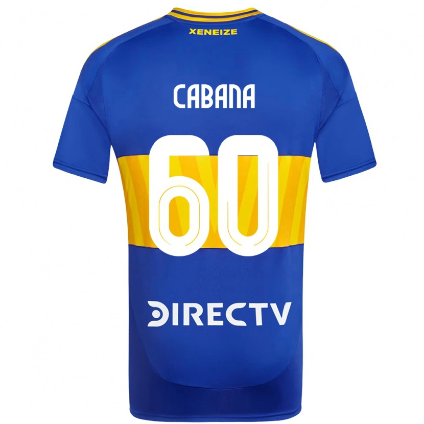 Danxen Niño Camiseta Juan Pablo Cabana #60 Azul Real Amarillo 1ª Equipación 2025/26 La Camisa
