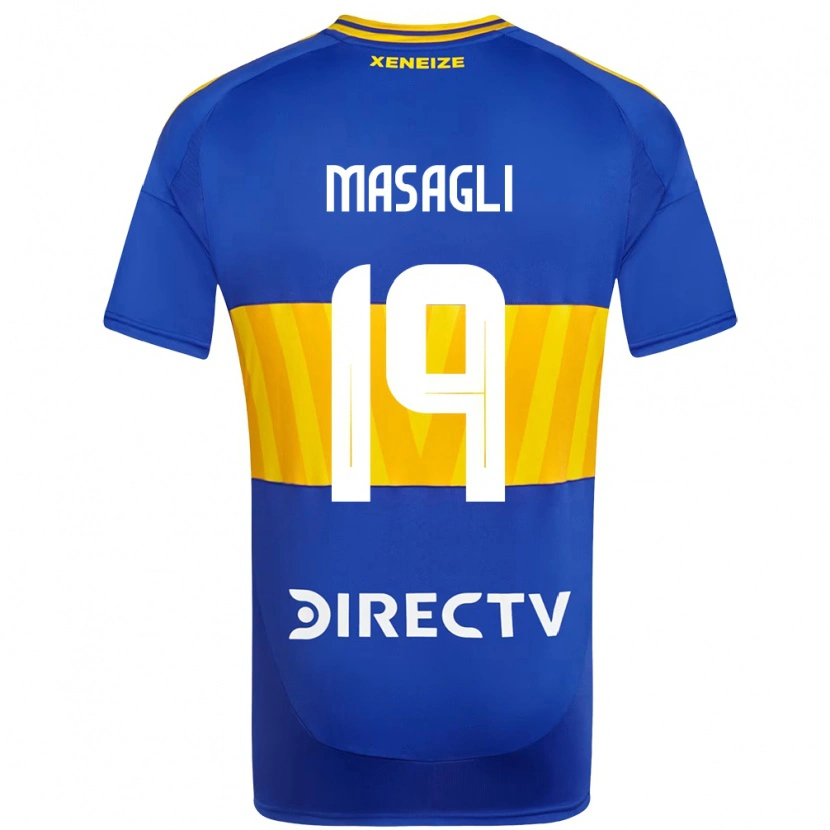 Danxen Niño Camiseta Yohana Masagli #19 Azul Real Amarillo 1ª Equipación 2025/26 La Camisa