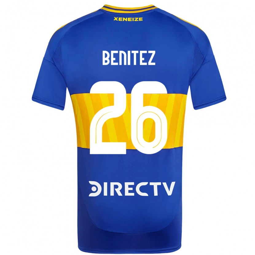 Danxen Niño Camiseta Lorena Benítez #26 Azul Real Amarillo 1ª Equipación 2025/26 La Camisa