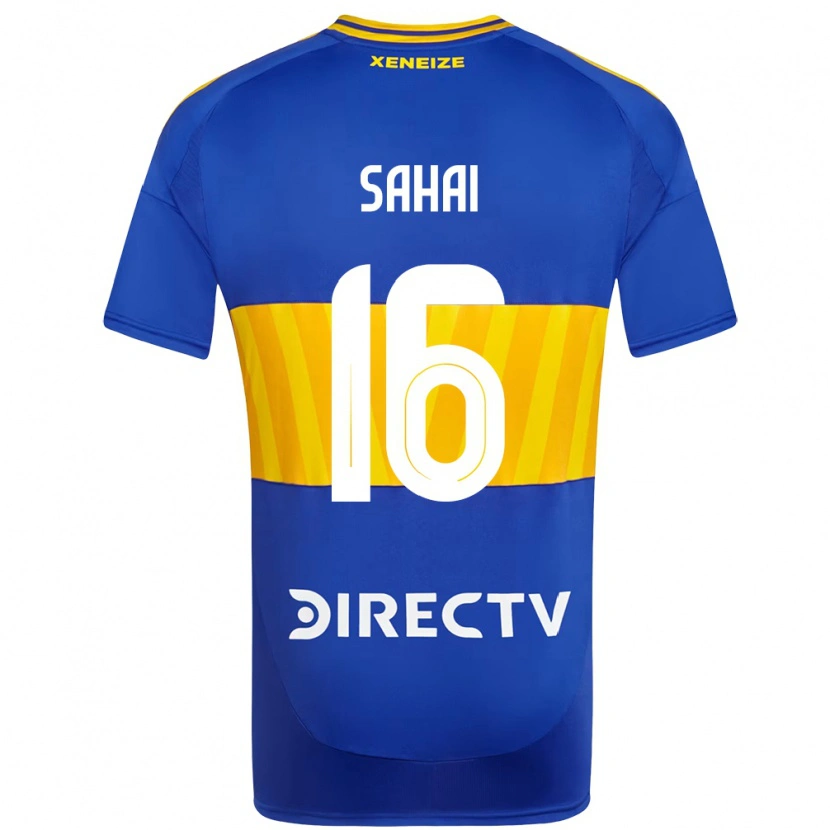Danxen Niño Camiseta Veer Sahai #16 Azul Real Amarillo 1ª Equipación 2025/26 La Camisa