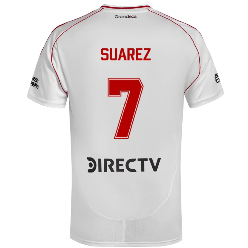 Danxen Niño Camiseta Matias Suarez #7 Borgoña Magenta 1ª Equipación 2025/26 La Camisa