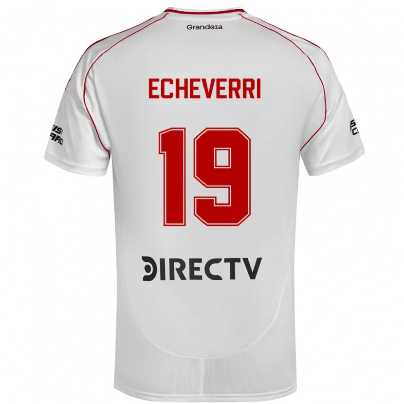 Danxen Niño Camiseta Claudio Echeverri #19 Borgoña Magenta 1ª Equipación 2025/26 La Camisa