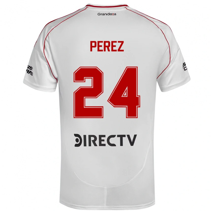 Danxen Niño Camiseta Enzo Pérez #24 Borgoña Magenta 1ª Equipación 2025/26 La Camisa