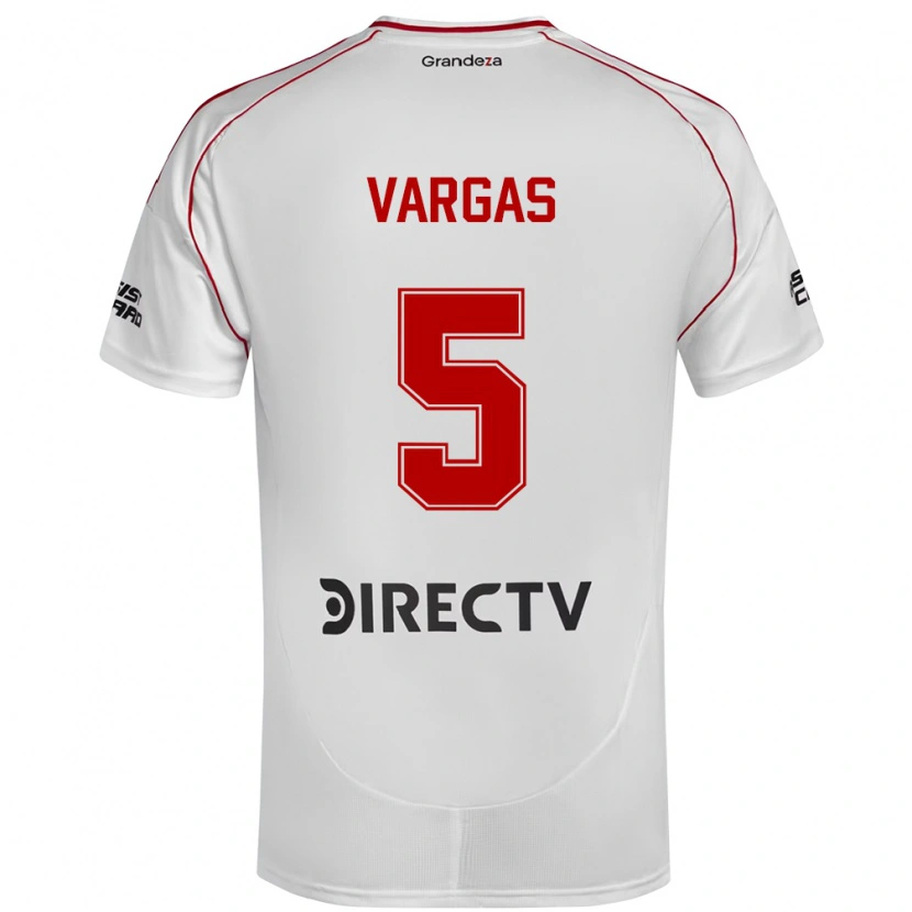 Danxen Niño Camiseta Agustina Vargas #5 Borgoña Magenta 1ª Equipación 2025/26 La Camisa