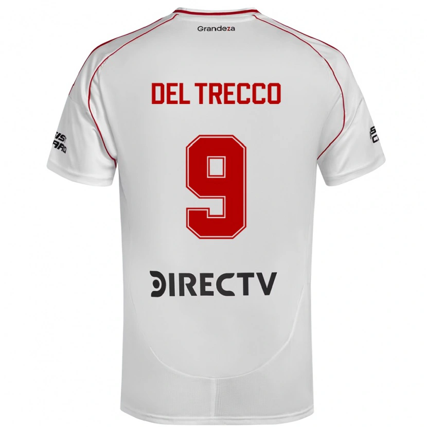 Danxen Niño Camiseta Martina Del Trecco #9 Borgoña Magenta 1ª Equipación 2025/26 La Camisa