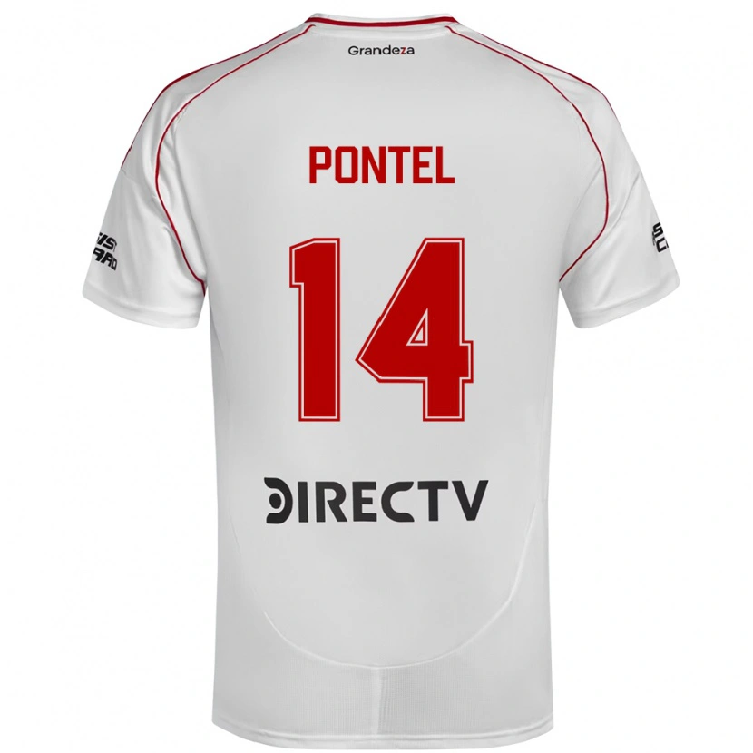 Danxen Niño Camiseta Daniela Pontel #14 Borgoña Magenta 1ª Equipación 2025/26 La Camisa